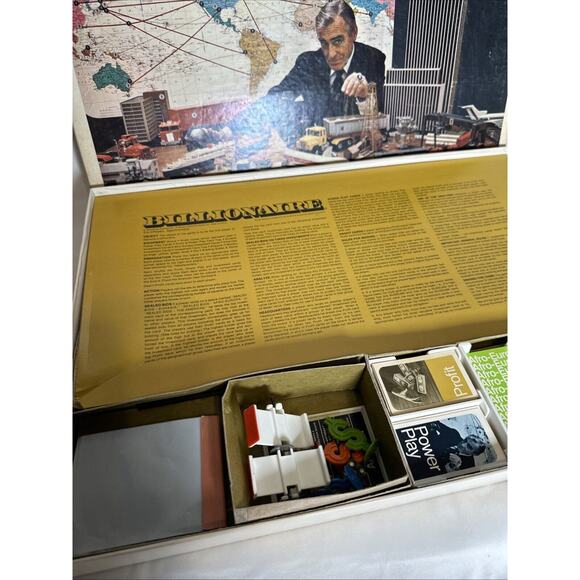Vintage 1973 "Billionaire" Parker Brothers Game of Global Enterprise - - Picture 7 of 9